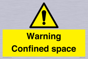 Warning Confined space